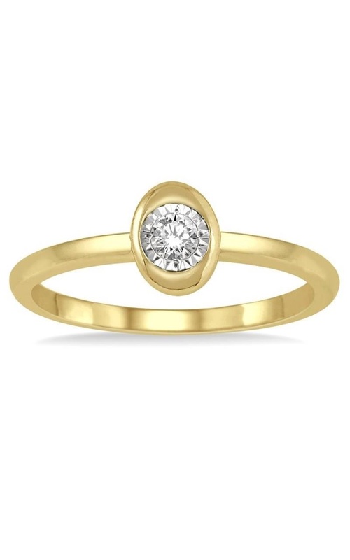Oval Shape Solitaire Stackable Promise Ring