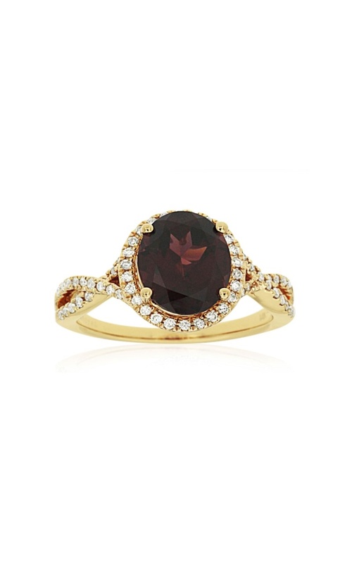 Garnet and Diamond Ring