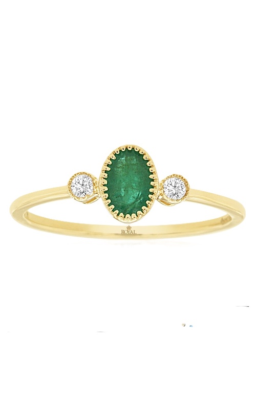 Emerald and Diamond Ring