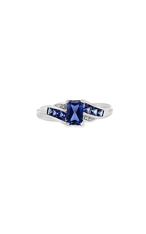 Estate Sapphire and Diamond Ring