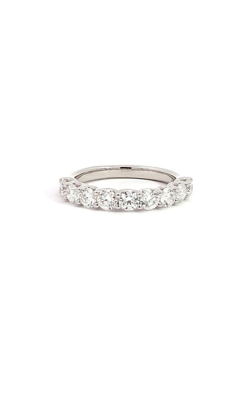 14k White Gold Diamond Wedding Band