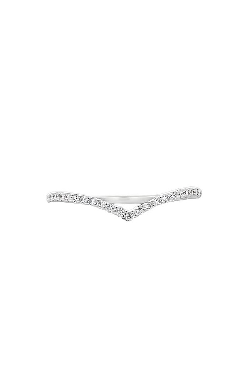 Diamond Curved Wedding Band