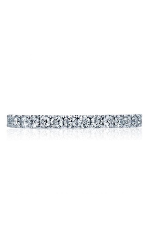Tacori 18K White Gold Diamond Wedding Band