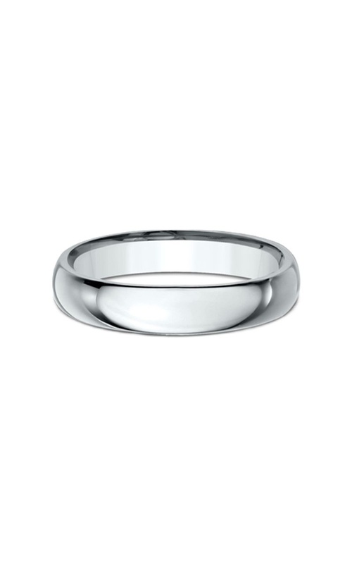 Estate 14k White Gold 4mm Wedding Band SIZE 6