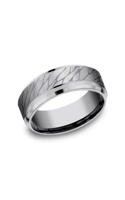 Grey Tantalum 8mm Wedding Band