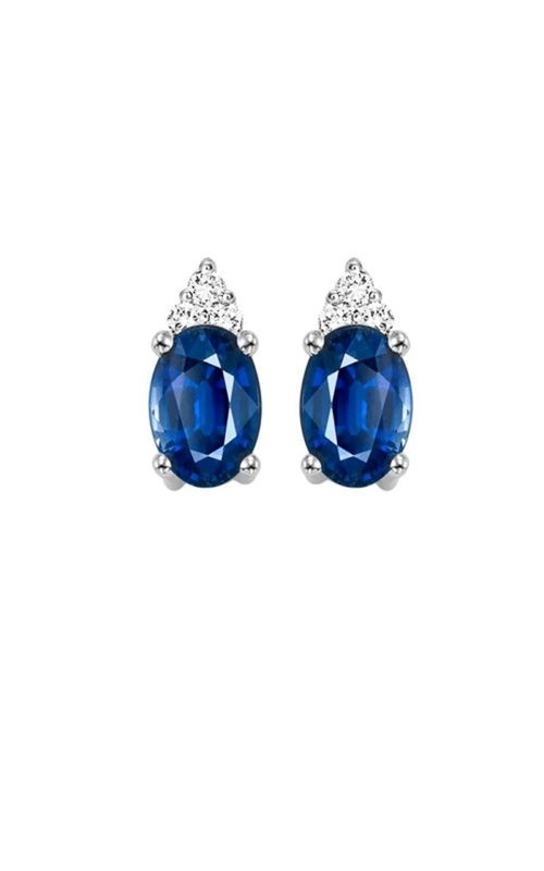 Oval Sapphire Earrings