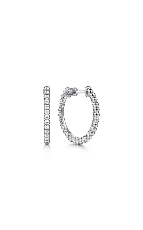 Sterling Silver Bujukan 20mm Classic Hoop Earrings