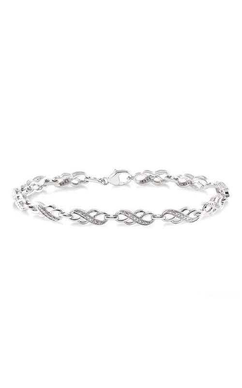Silver Diamond Fashion Bracelet