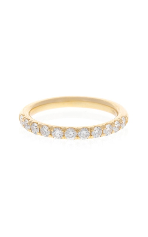 14K Yellow Gold Diamond Wedding Band