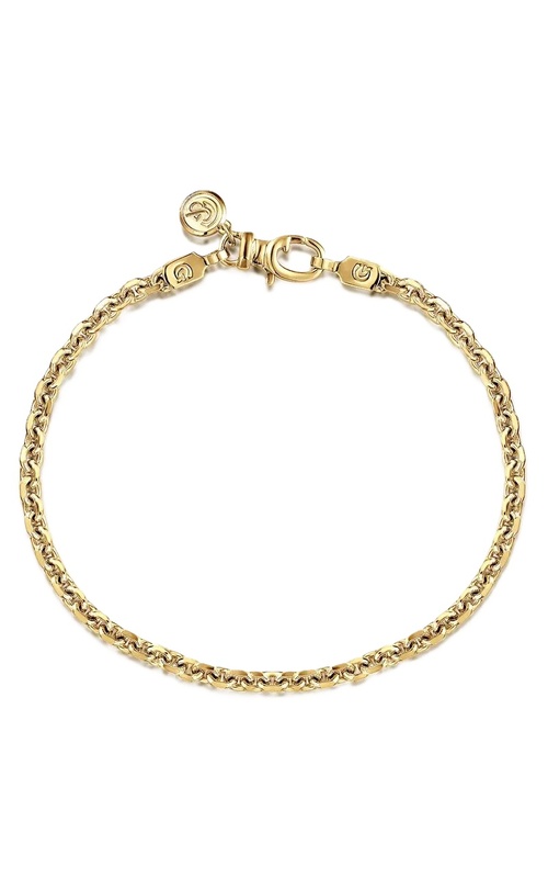 Men’s 14K Yellow Gold Link Chain Bracelet
