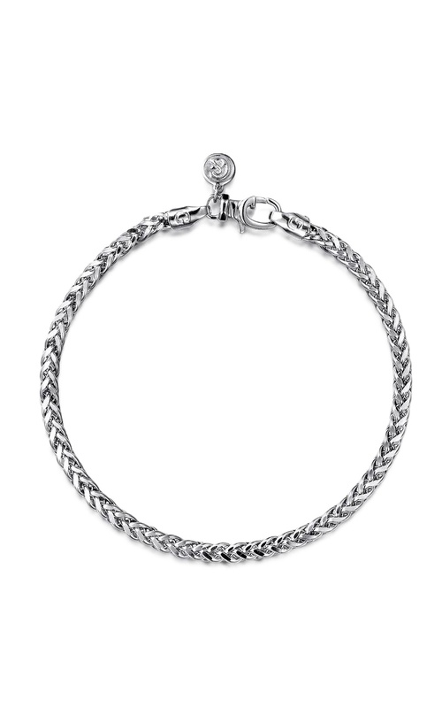 Men’s Sterling Silver Wheat Chain Bracelet