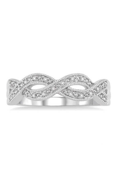 Silver Diamond Infinity Fashion Ring