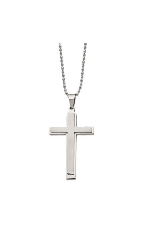Stainless Steel Cross Pendant Necklace