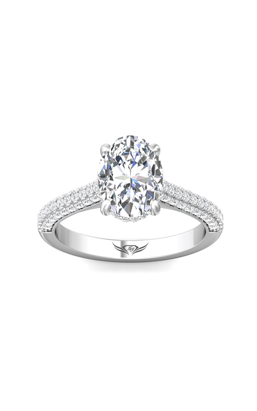 Martin Flyer  Engagement Ring DERM101SQ-F-10.9X8.2OV