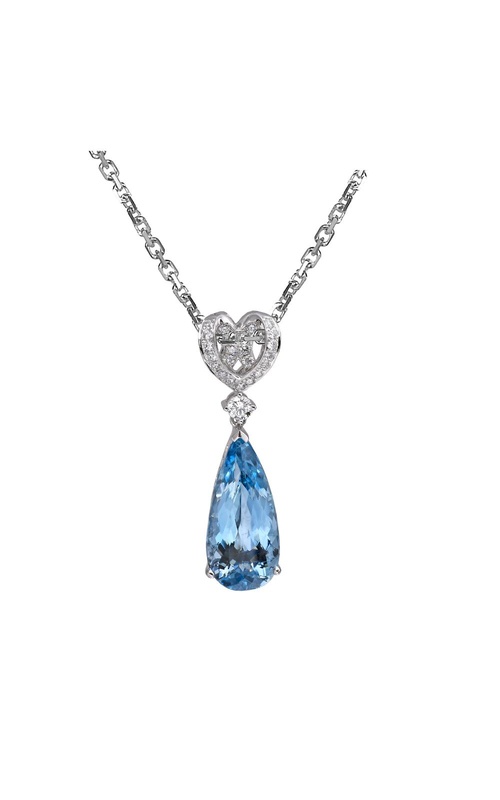 JYE Aquamarine Necklace PA37173