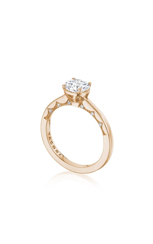 Tacori Coastal Crescent Collection 2mm Plain Polished Solitaire Ring