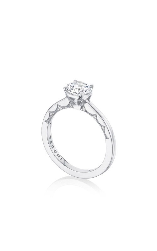 Tacori Coastal Crescent Collection 2mm Plain Polished Solitaire Ring