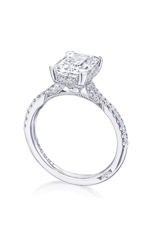 Simply Tacori Collection 1/2 Way Tapered Pave Diamond Engagement Ring