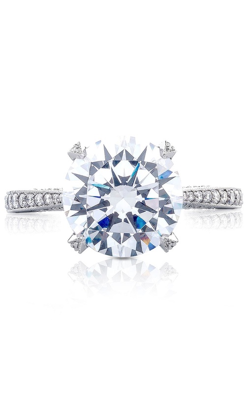 Tacori Royal T Collection Round Shape Four Prong Head Diamond Engagement Ring