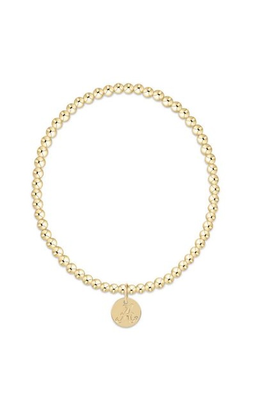 ENEWTON Ecollegiate Classic Gold-Filled 3mm Bracelet Alabama Disc