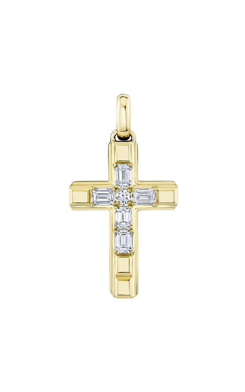 Shy Creations Men's Diamond Accent Cross in Gold | BM00160