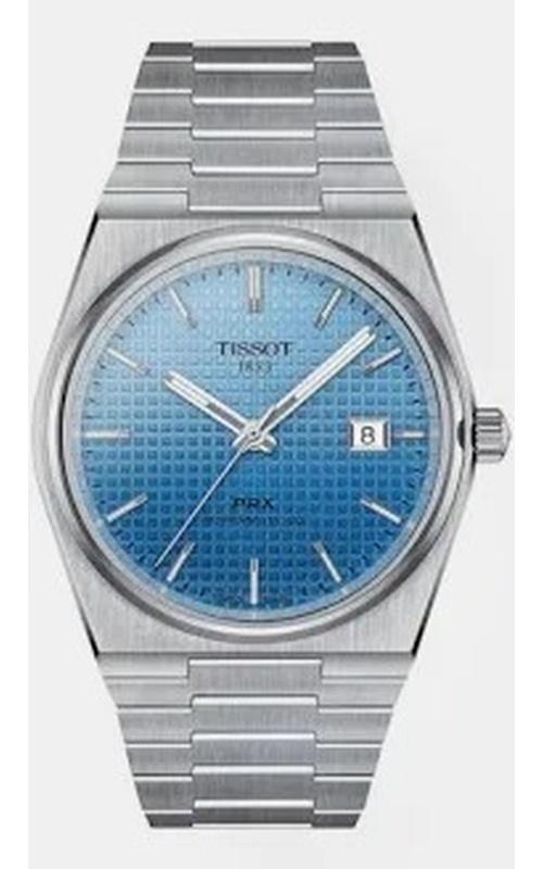 Tissot PRX Powermatic 80 40mm Ice Blue Gradient Dial Stainless Steel Bracelet