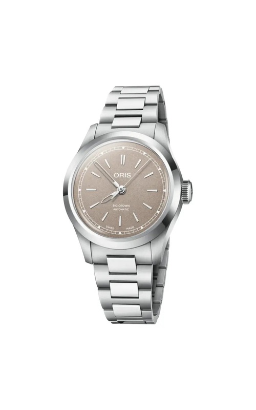 Oris Big Crown Automatic 34mm | Beige Dial Steel Bracelet Swiss Watch
