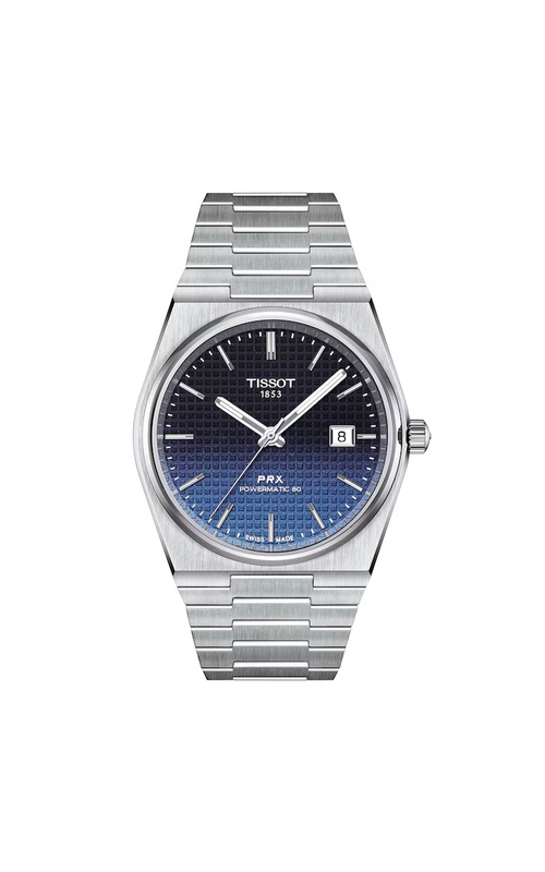 Tissot PRX Powermatic 80 40mm | Black Chameleon Dial Steel Bracelet Watch