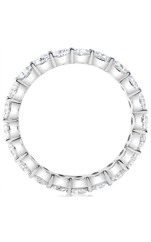 21 Stone Shared prong Oval Diamond Eternity Band