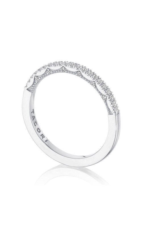 Tacori Coastal Crescent Collection Bead Set Round Diamond Band