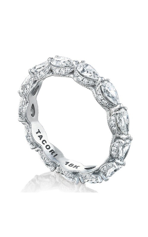Tacori Royal T Collection Shared prong Pear Shape Diamond Eternity Band