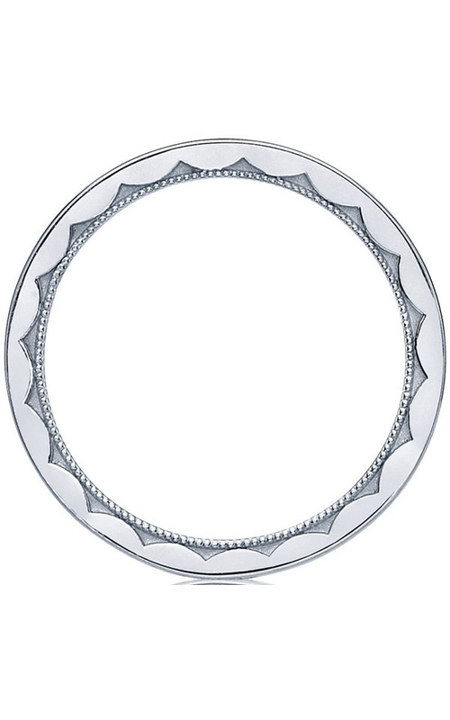 Tacori Sculpted Crescent Collection Plain Polished Wedding Band With Scallop Engraving