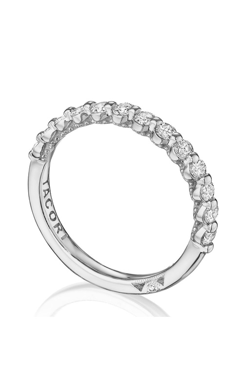 Tacori Sculpted Crescent Collection 1/2 Way Round Single prong Diamond Band