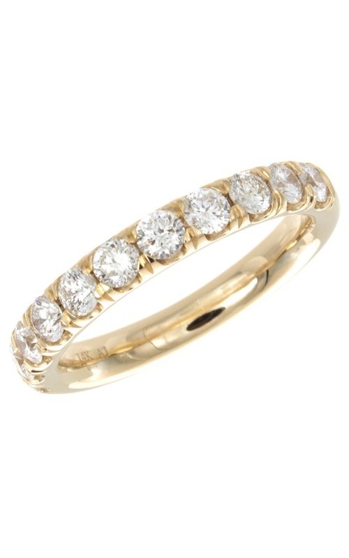 Solomon Brothers Collection Round Pave Set Diamond Wedding Band