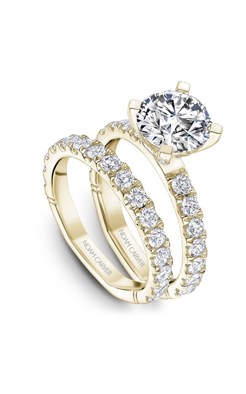 Noam Carver Atelier Collection Round Split Prong Diamond Engagement Ring