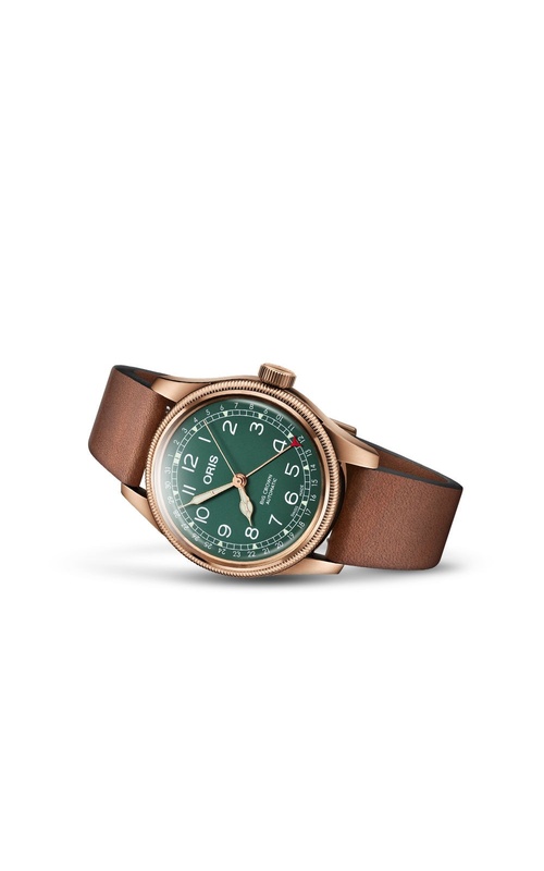 Mens Oris Big Crown Pointer 40mm Watch with Date, Bronze And Green 80th Anniversary Edition