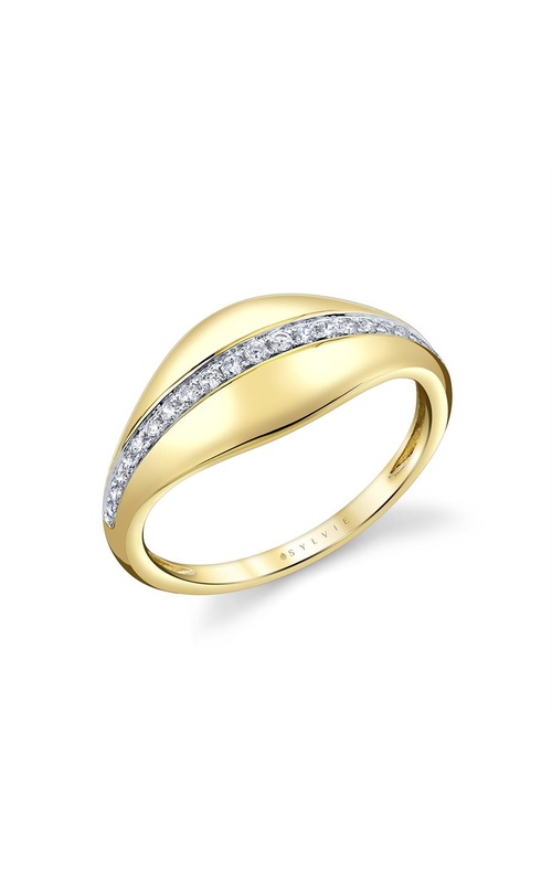 Auravie Two Tone Channel Diamond Ring