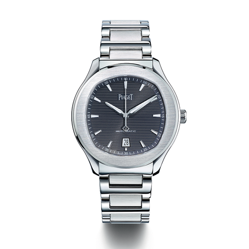 Piaget Stainless Steel 42 Black Dial Stainless Steel Strap | Hing