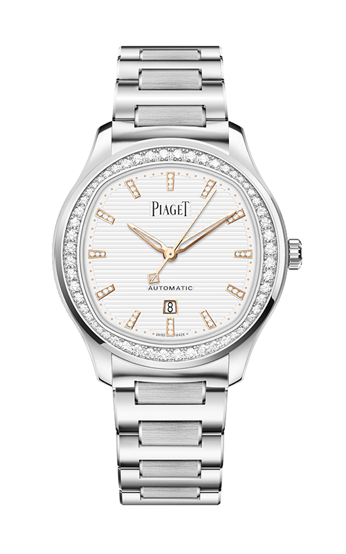 Piaget Polo Stainless Steel 36 White Dial Stainless Steel Strap