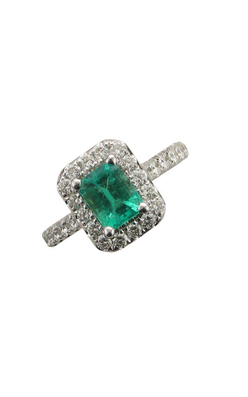 .93CT EMERALD;.75CTW SI3 GH