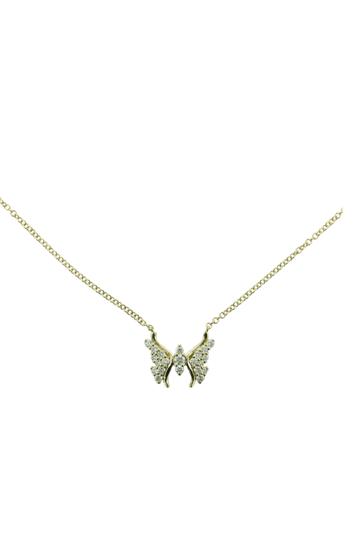 .24CTW BUTTERFLY NECKLACE