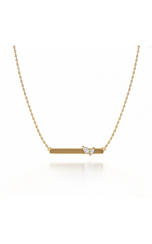 .13CTW DIA BAR NECKLACE