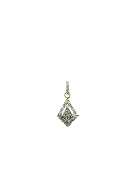.33CT S&P KITE;27=.20TW SI H 14KY PENDANT