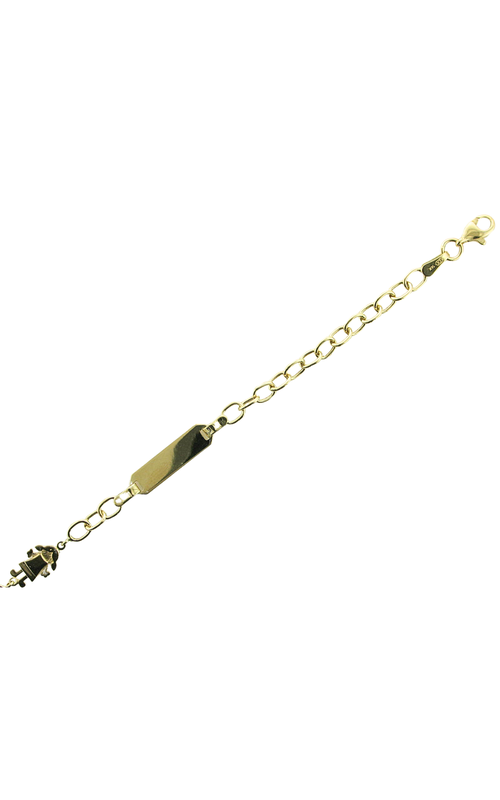 6 ID/GIRL CHARM  14KY BRACELET