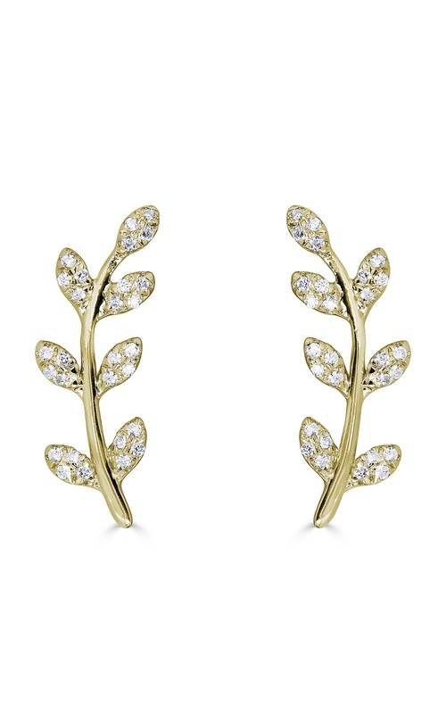 56=.13TW SI2-I1 G-H 14KY EARRINGS