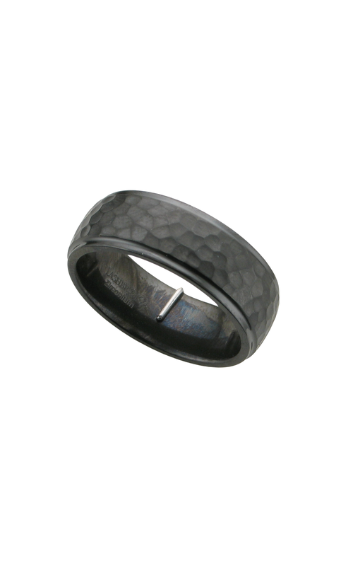8MM BLK ZIRCONIUM BAND