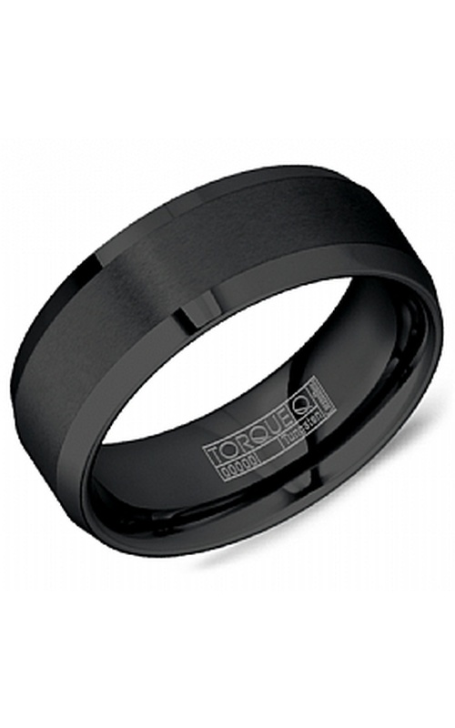 8MM BLK TUNGSTEN BAND