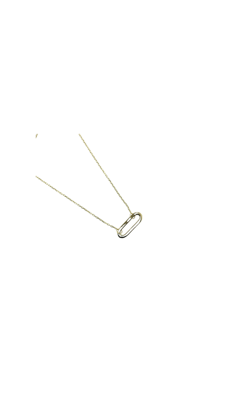 14K SINGLE PC DROP NECKLACE 17