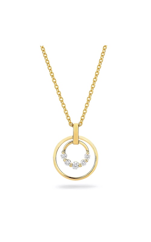 5=.21CTW 14KY RING-PENDANT NECKLACE