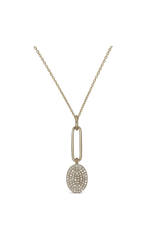 0.23CTW COIN DROP PENDANT